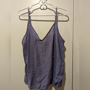 Purple silk like cami